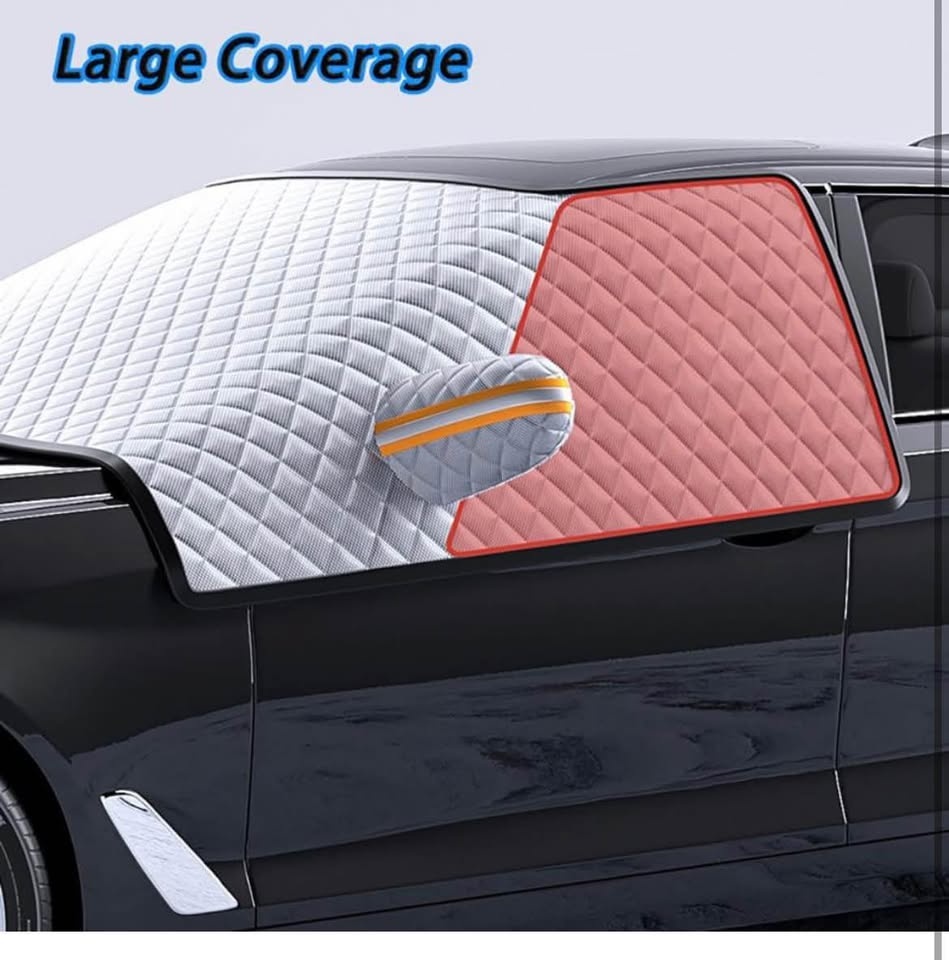 New 3-Side Winter Car Windshield Snow Cover for Nissan Rogue - photo 4