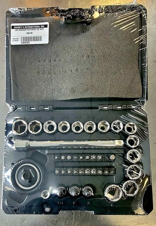 40PC Maximum Palm Socket Set