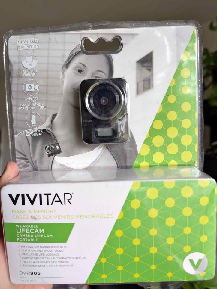 Vivitar LifeCam DVR906 Wearable HD 720P Camera