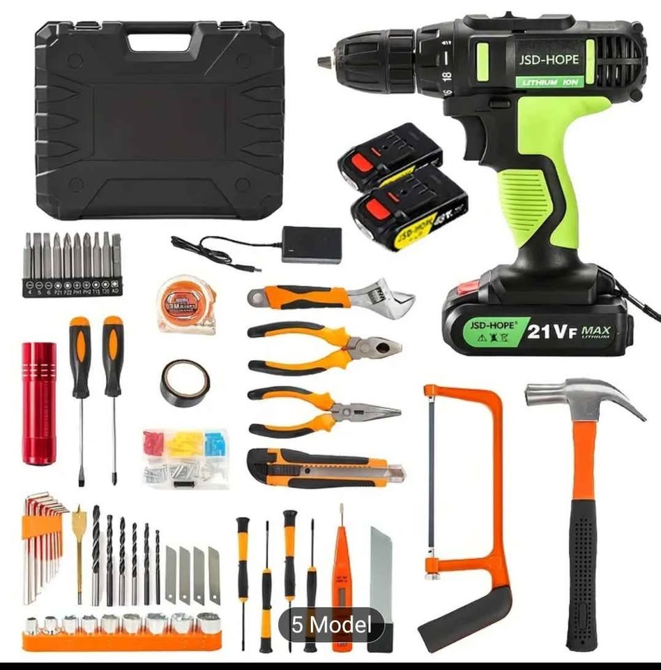 Cordless Drill & Complete Tool Kit - photo 2