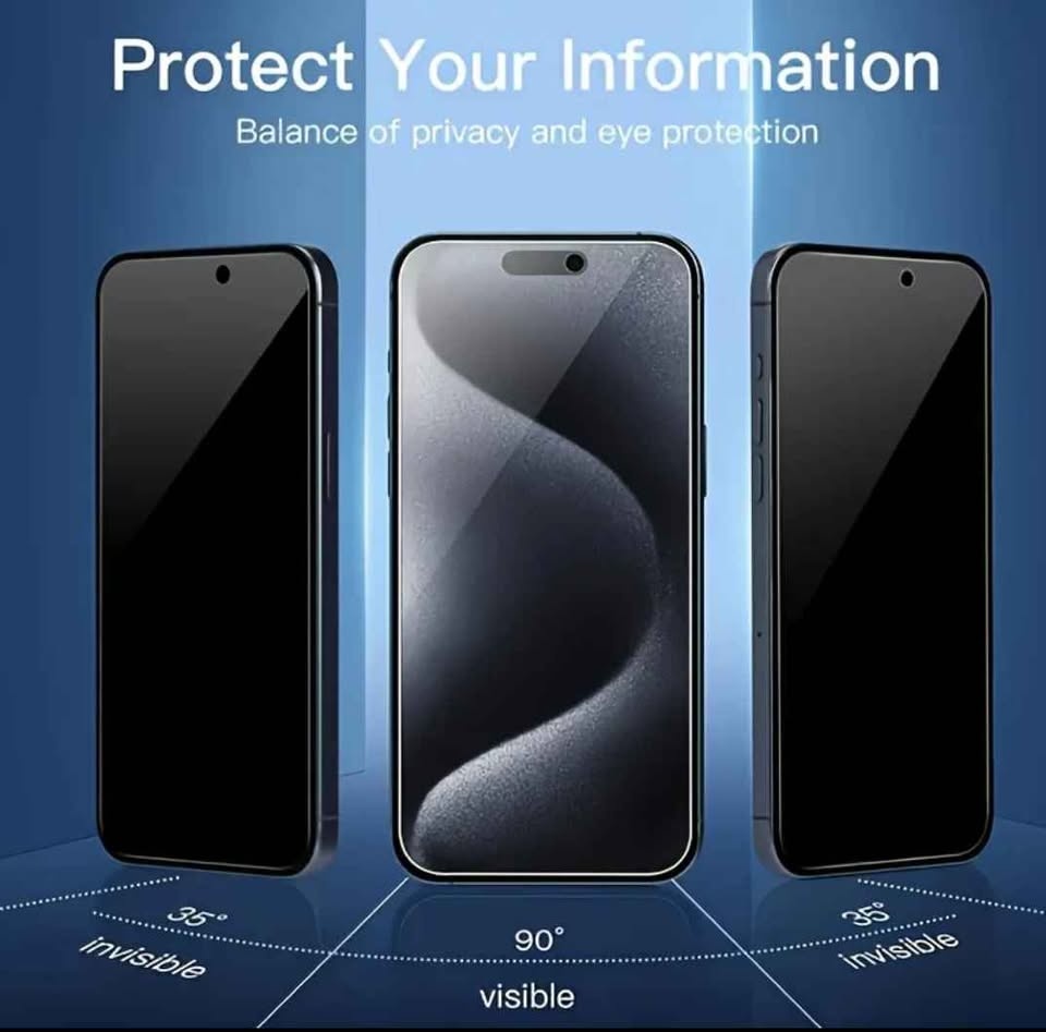 Full Cover Privacy Glass for iPhone 17 Pro/Pro Max - photo 2