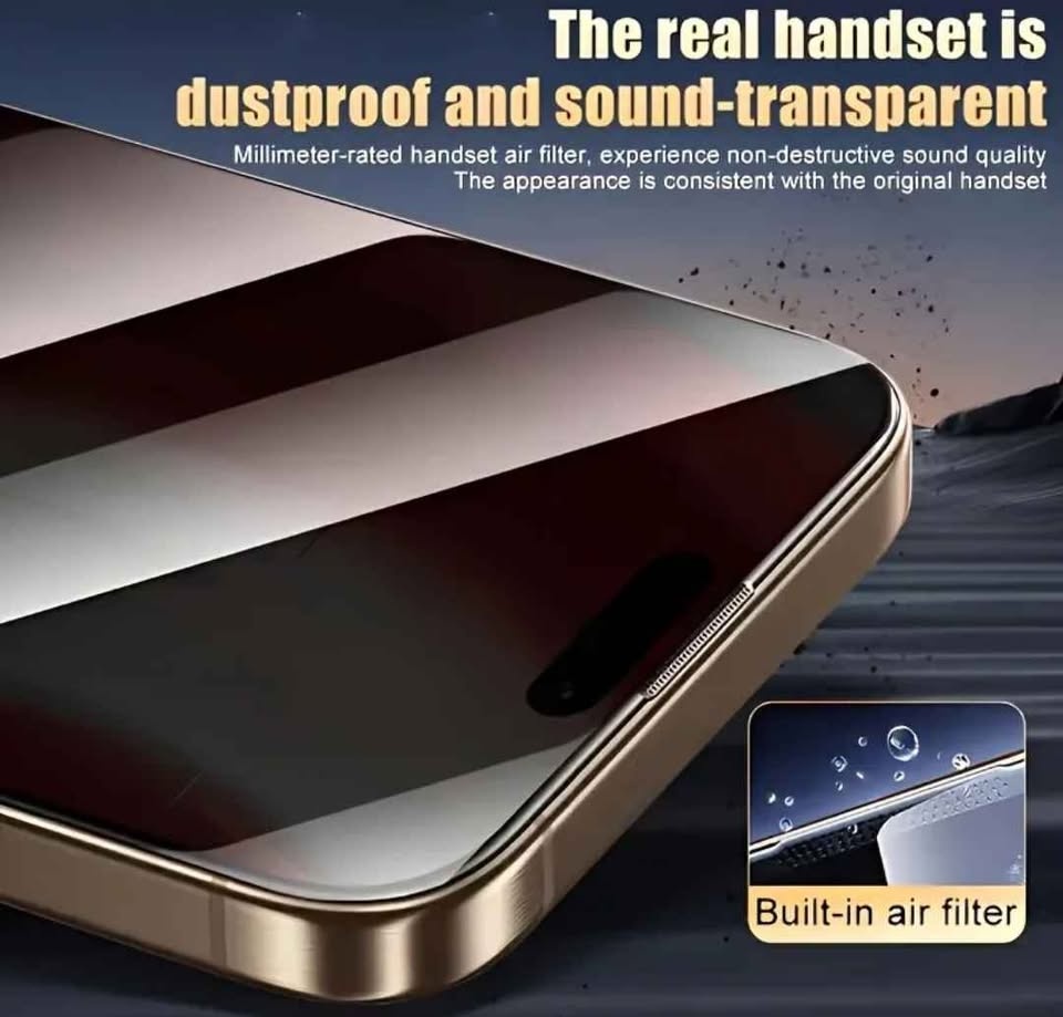 Full Cover Privacy Glass for iPhone 17 Pro/Pro Max - photo 5