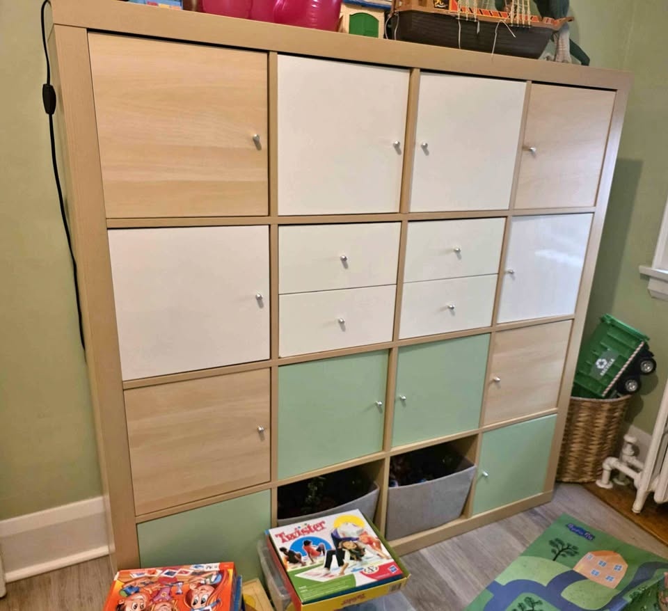 IKEA KALLAX Storage Unit w Doors & Drawers
