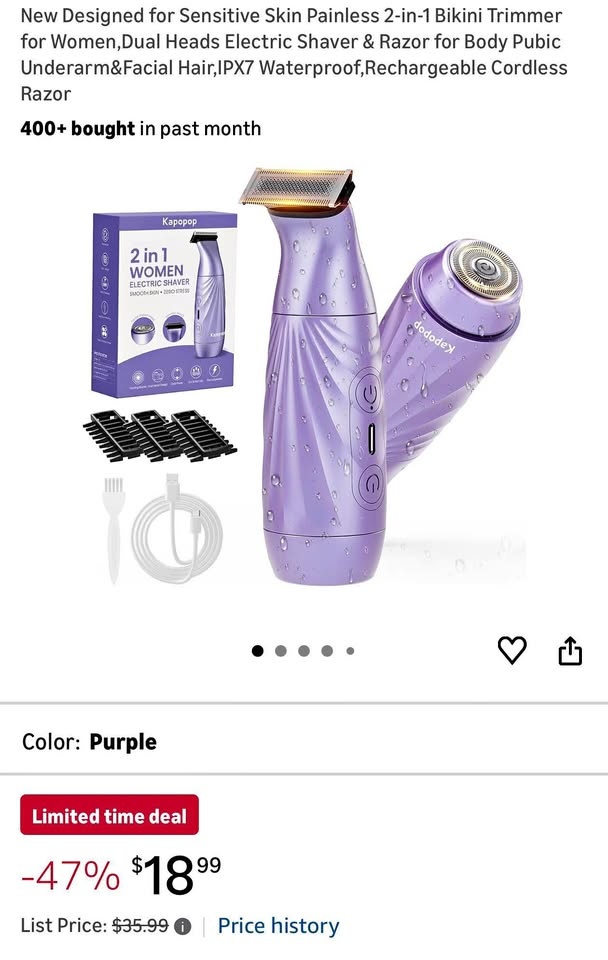 2 in 1 Electric Shaver - Brand New
