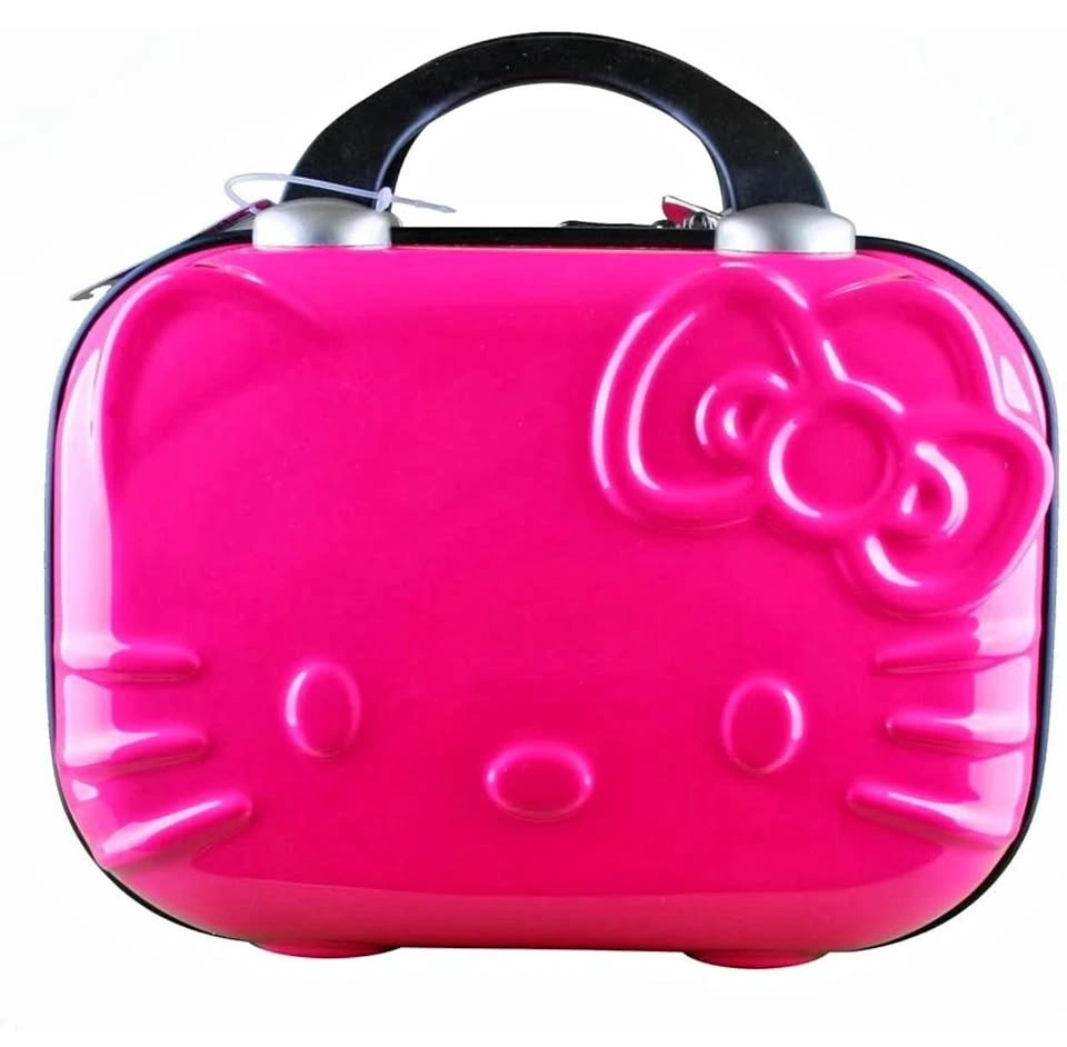 (New) Hello Kitty Die Cut ABS Cosmetic Case, Pink, One Size