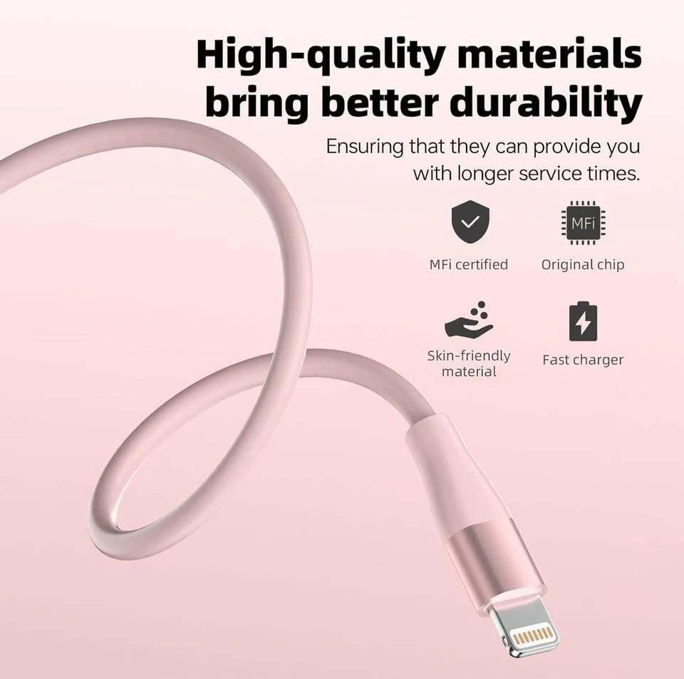 iPhone Charger 3-Pack 10FT MFi Certified Lightning Cables - photo 4