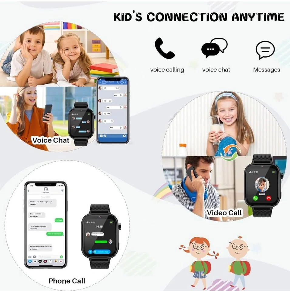 4G Kids Smart Watch with SIM Card, Games & Calling - photo 2