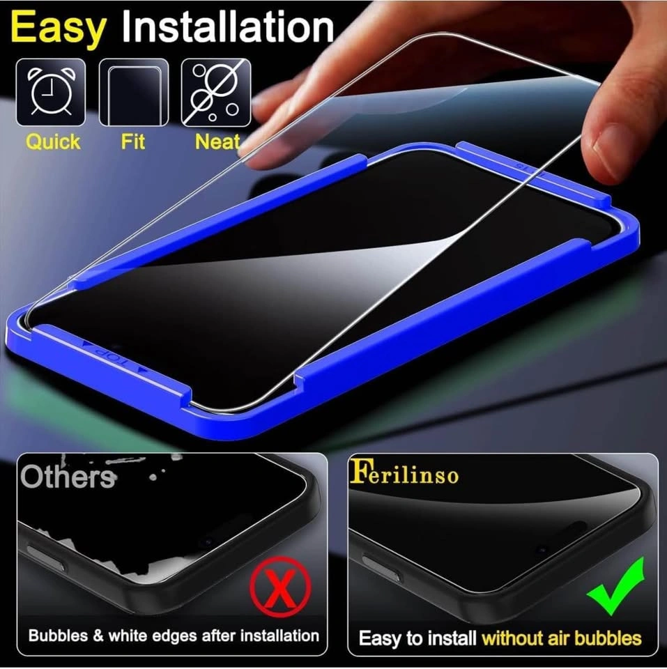 4 Pack Screen Protector for iPhone 15 - photo 5