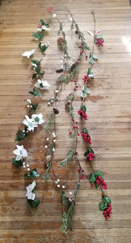 New! Assorted Holiday Christmas Garlands (never used) $8 for all