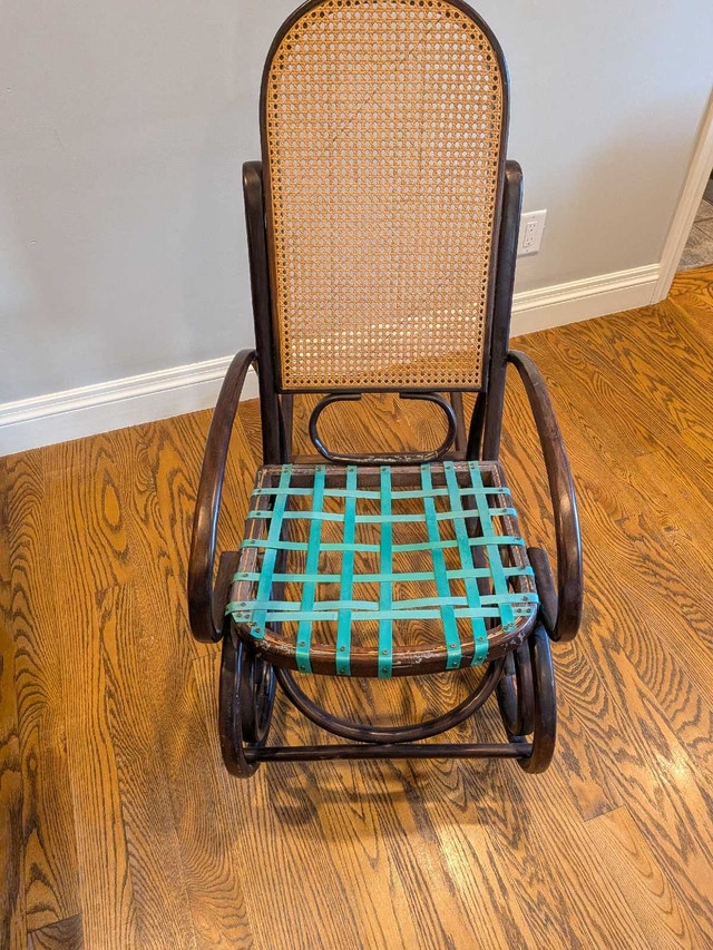 Cane / Wicker Rocking Chair - photo 3