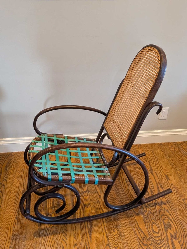Cane / Wicker Rocking Chair - photo 4