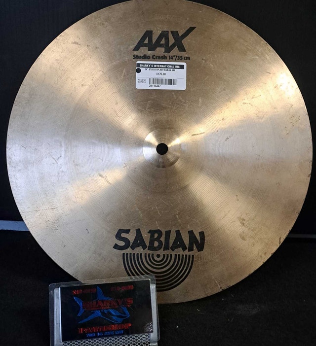 14" Studio Splash Sabian AAX Cymbal (31115347)