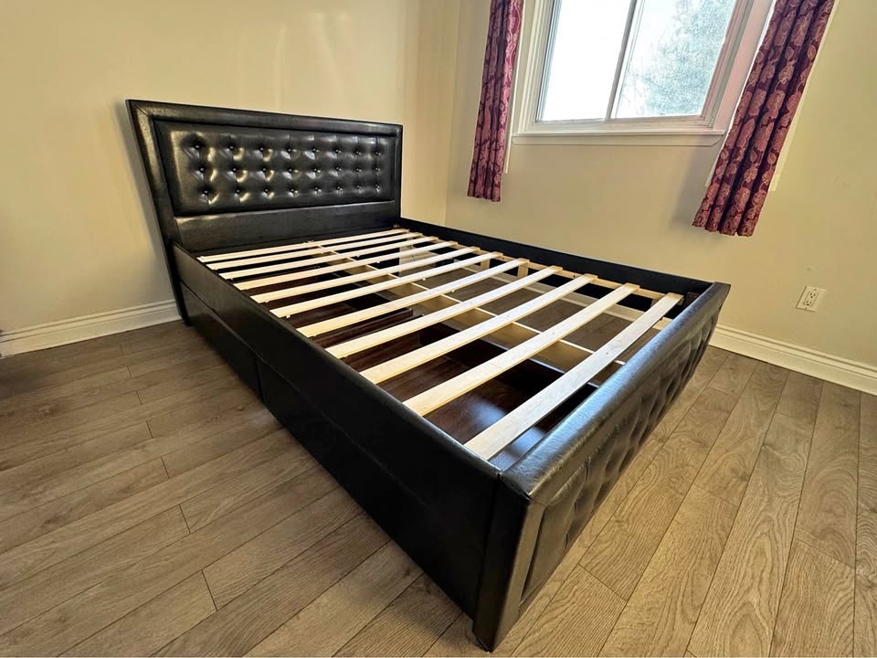 Moving out sale!!! Fancy Queen Size Bed frame