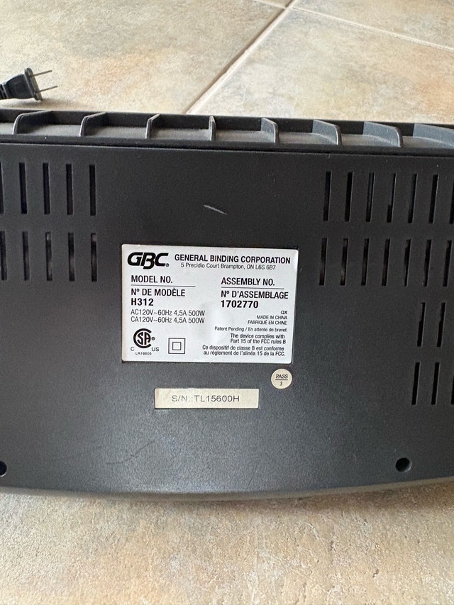 GBC HeatSeal H312 Laminator - photo 2