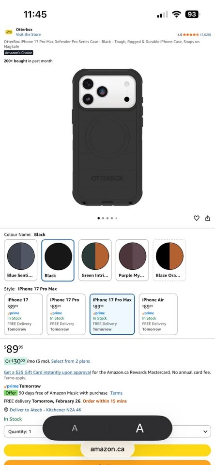 Otterbox iPhone 17 Pro Max Defender Pro Series Case - photo 2