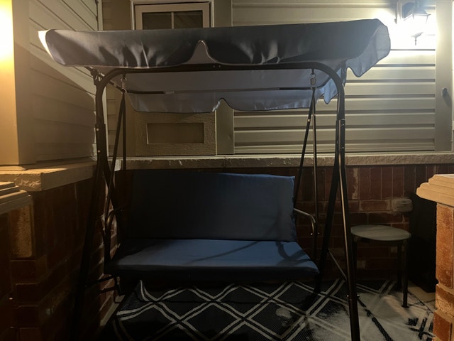 outdoor patio swing $140 OBO