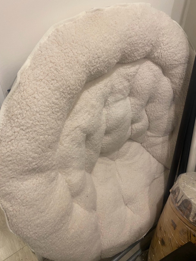 $50 for two oversized saucer chair