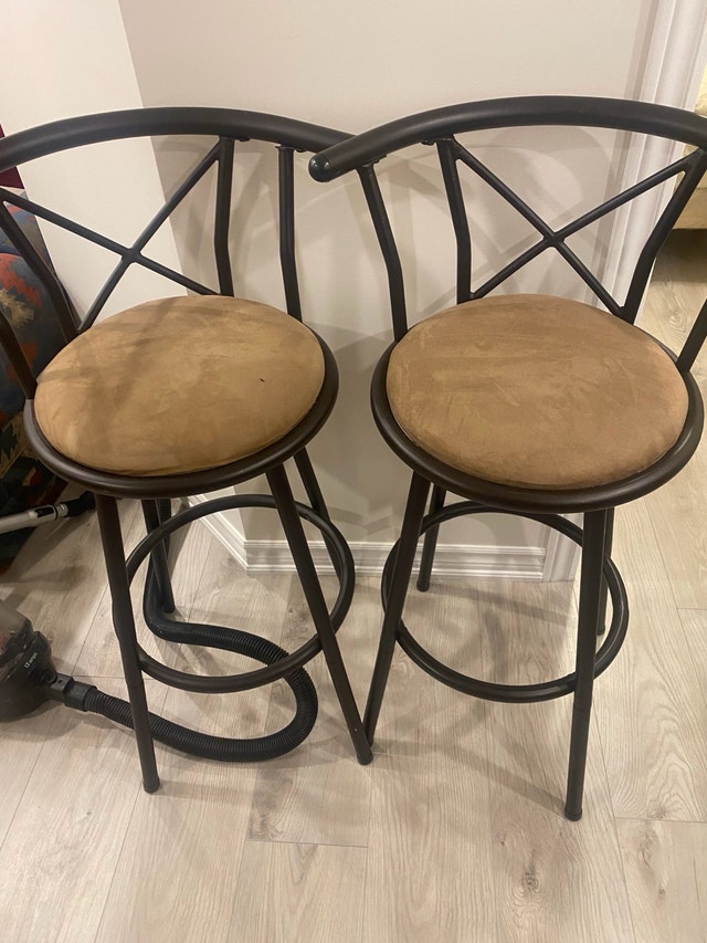 $30 Each Brown Metal Bar Stool OR BEST OFFER