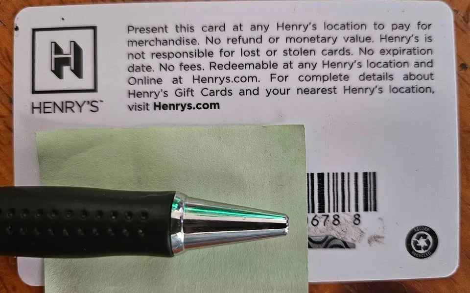 Henry's Gift Card image indicator(3)
