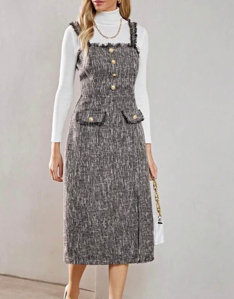 Vestido con diseño de solapa - photo 2