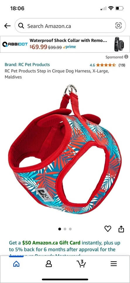 NEW RC Pet Products Step in Cirque Dog/Cat Harness XL - photo 3