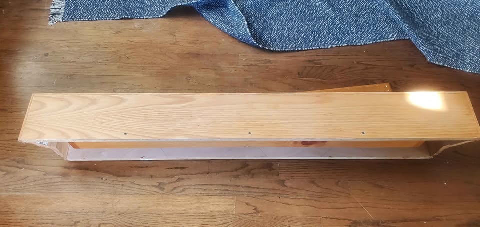 Oak mantel / wall shelf - photo 3