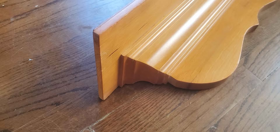 Pine wall shelf - photo 2
