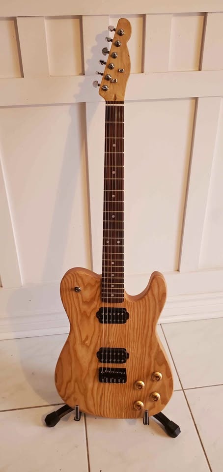 Hybrid Solid Oak Telecaster Electric Guitar