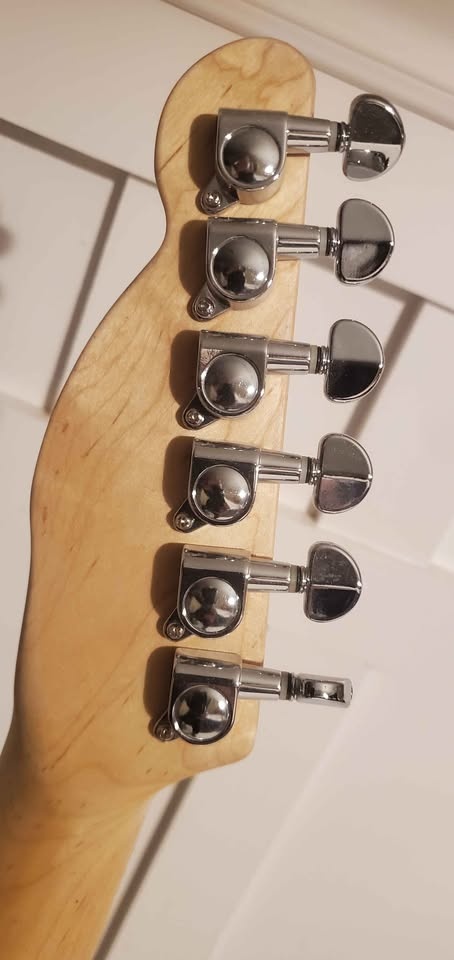 Hybrid Solid Oak Telecaster Electric Guitar - photo 5