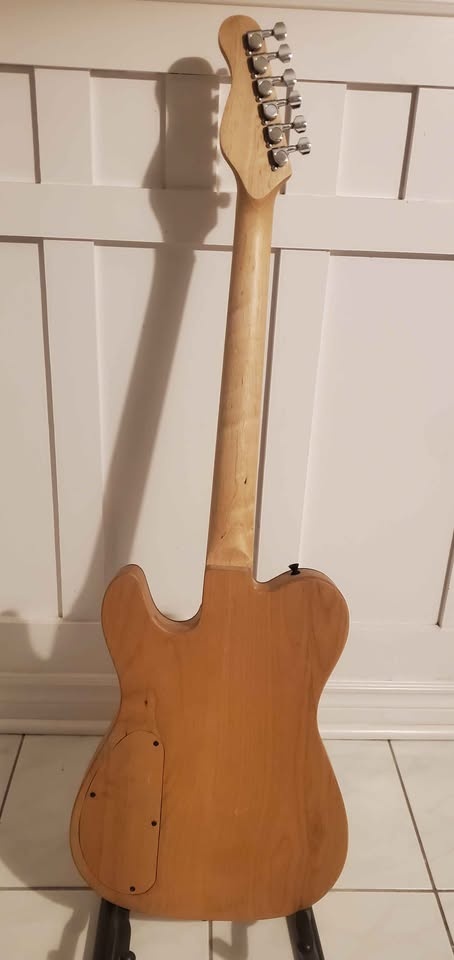 Hybrid Telecaster Walnut and Maple Electric Guitar - photo 3