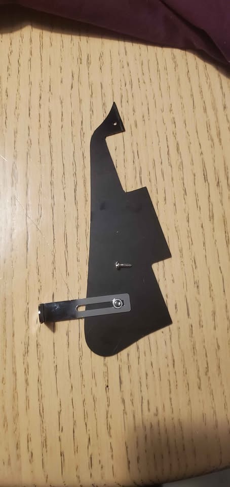 Les Paul / Epiphone Pickguard - Black w/ Hardware - photo 2