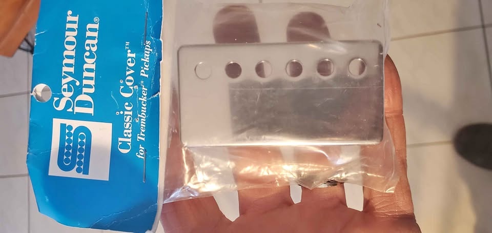 Humbucker Chrome Pickup Cover Plate Seymour Duncan Original