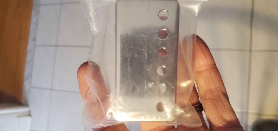 Humbucker Chrome Pickup Cover Plate Seymour Duncan Original - photo 3