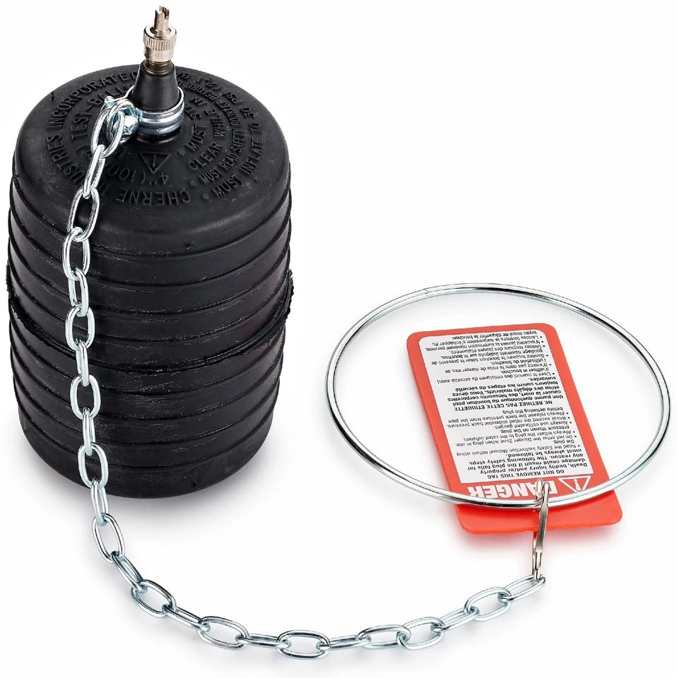 BRAND NEW Cherne 270040 Rubber Test Ball Pipe Plug, 4"