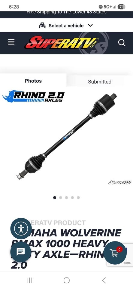 Yamaha Rmax Rear Axle - photo 2