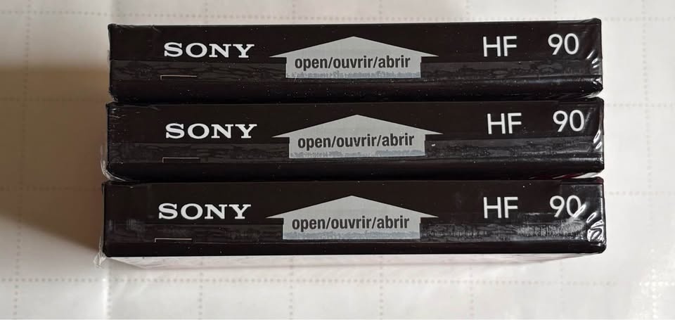 3 Sony HF 90 Cassette Tapes - New - photo 2