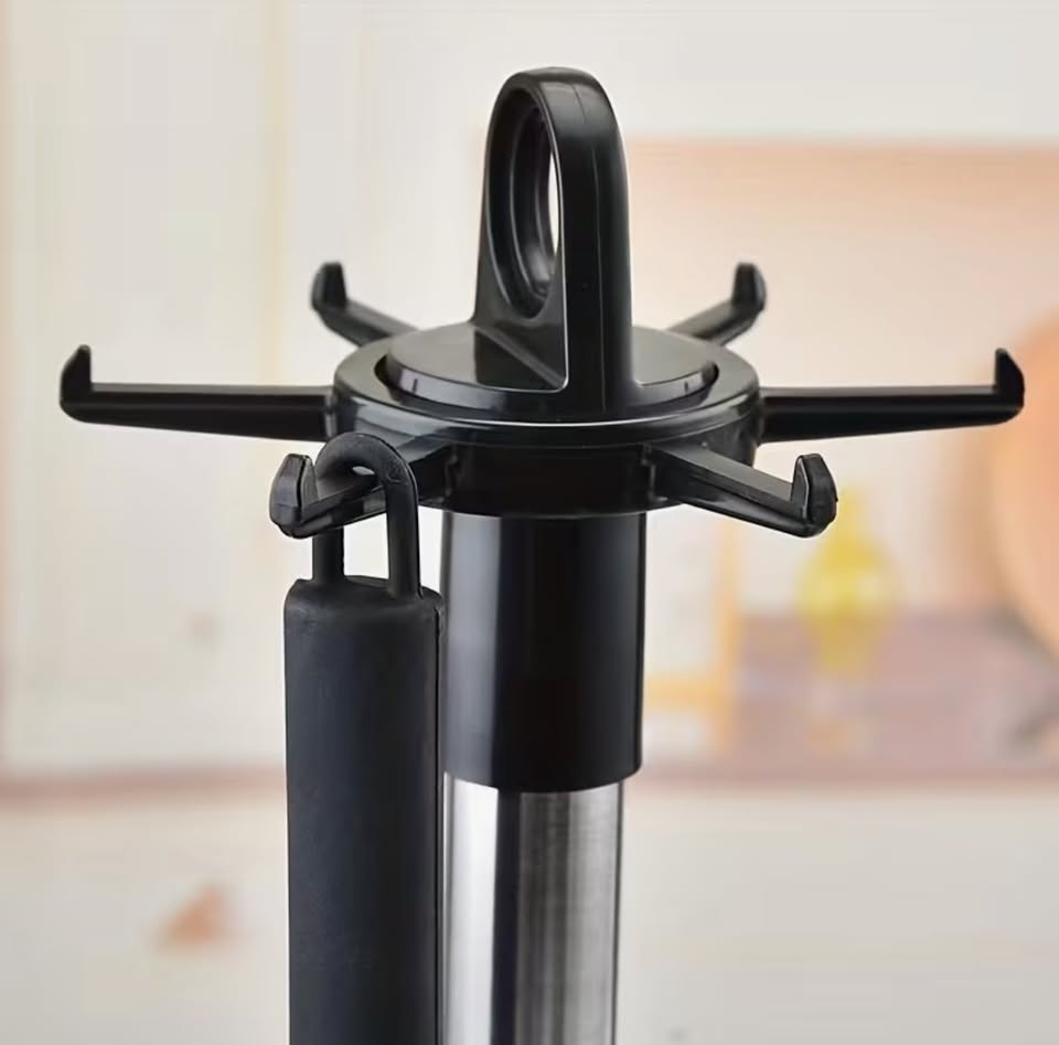 Brand New Stainless Steel 360° Rotating Kitchen Utensil Holder w - photo 2