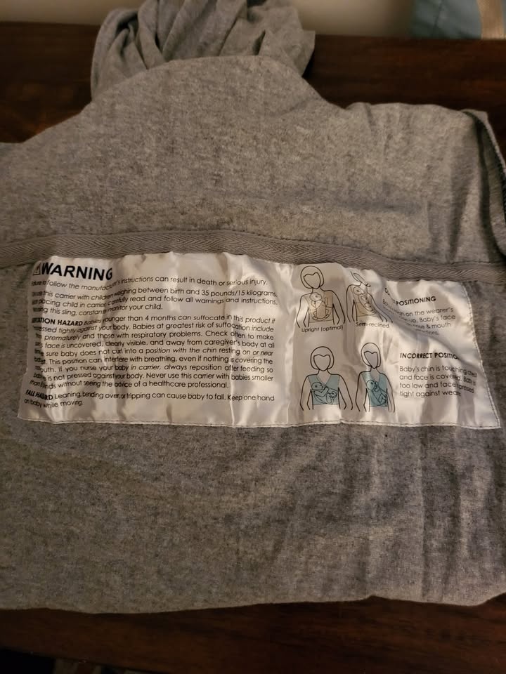 FREE Baby K'Tan Grey Sz. L - photo 2
