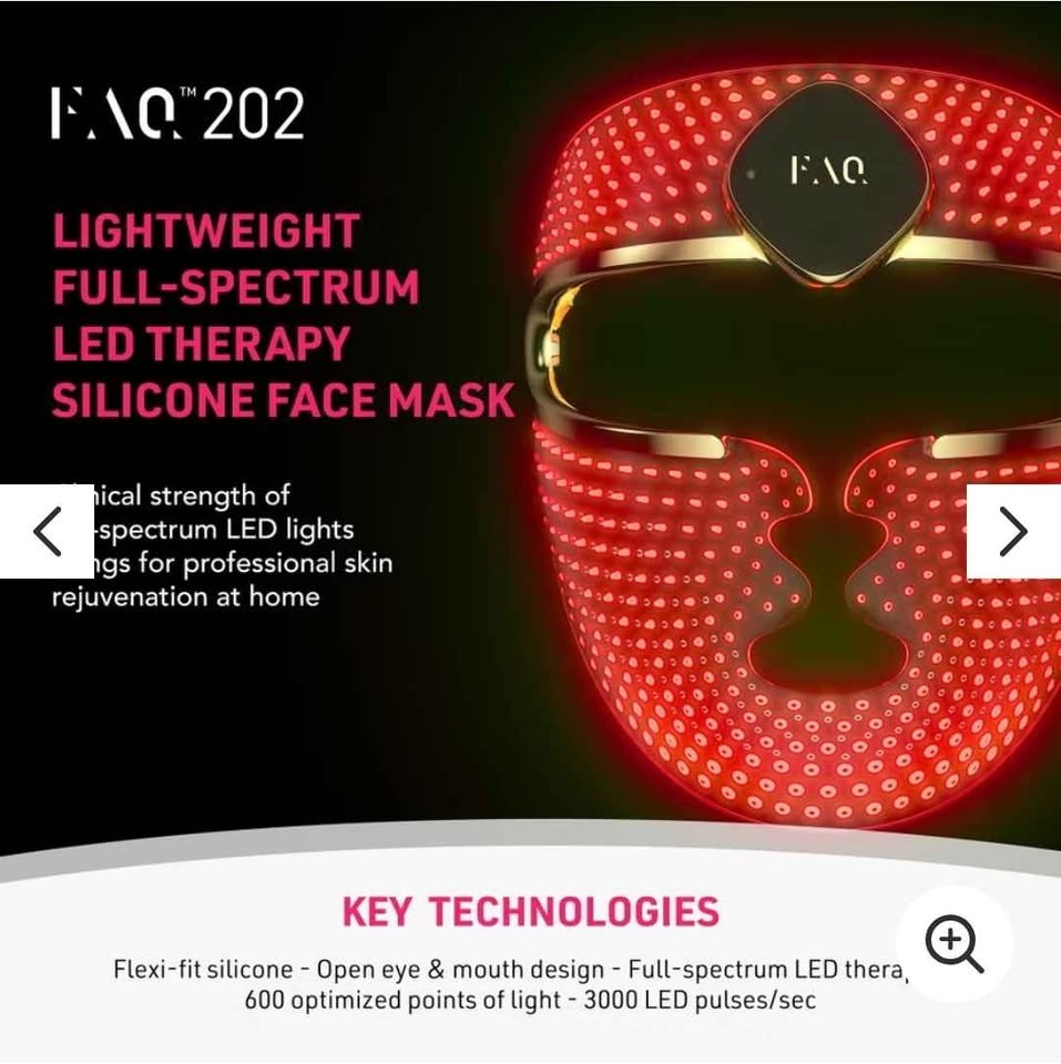 FOREO FAQ 202 LED Mask - Brand New - photo 4