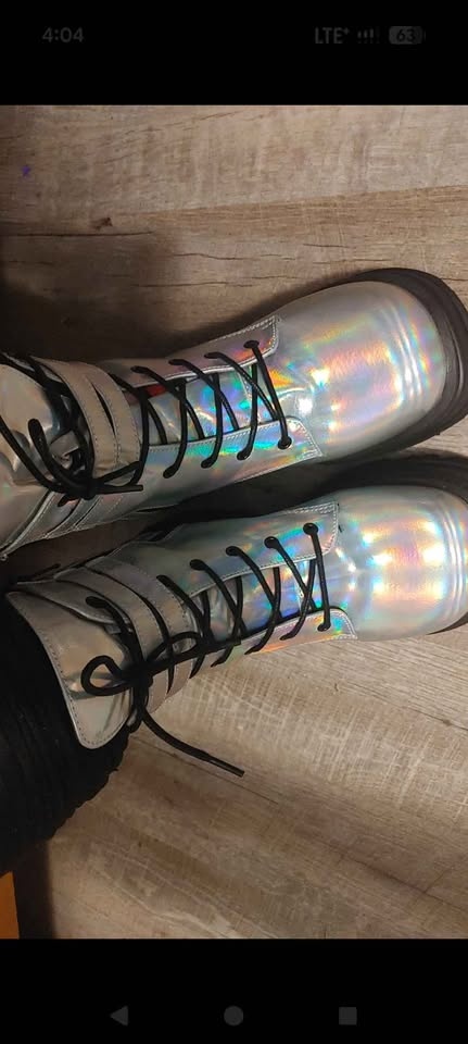 Demonia Shaker-52 Holographic Boots Size 10 - photo 5