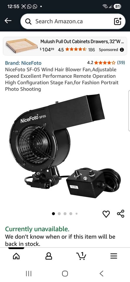 Wind blower for Photoshoot