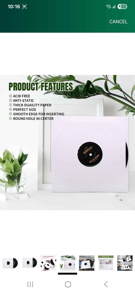 10'' Vinyl Record Paper Inner Sleeves - 20 Pack - photo 4