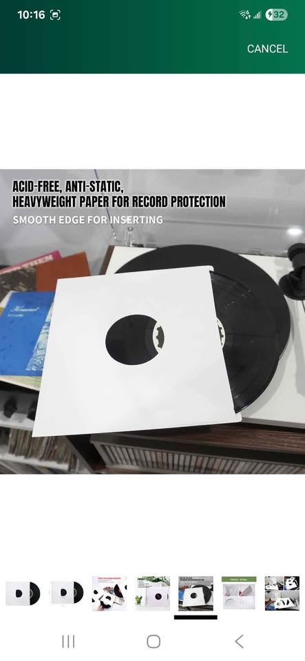 10'' Vinyl Record Paper Inner Sleeves - 20 Pack - photo 5