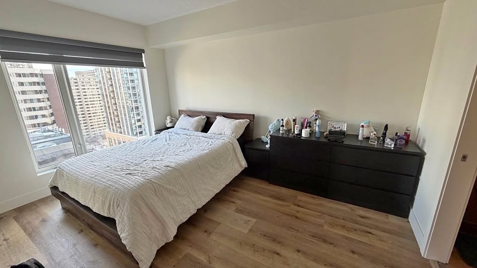 Solid Wood Bed + Mattress + 2 Nightstands + Dresser