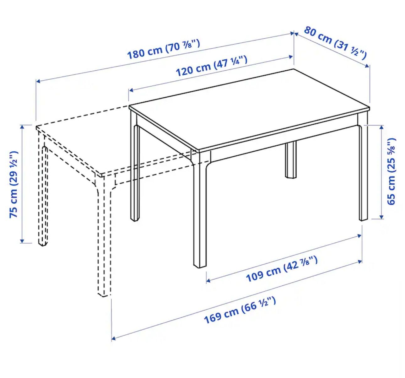 BRAND NEW IKEA EKEDALEN Table w/ 4 Chairs & Bench - photo 2