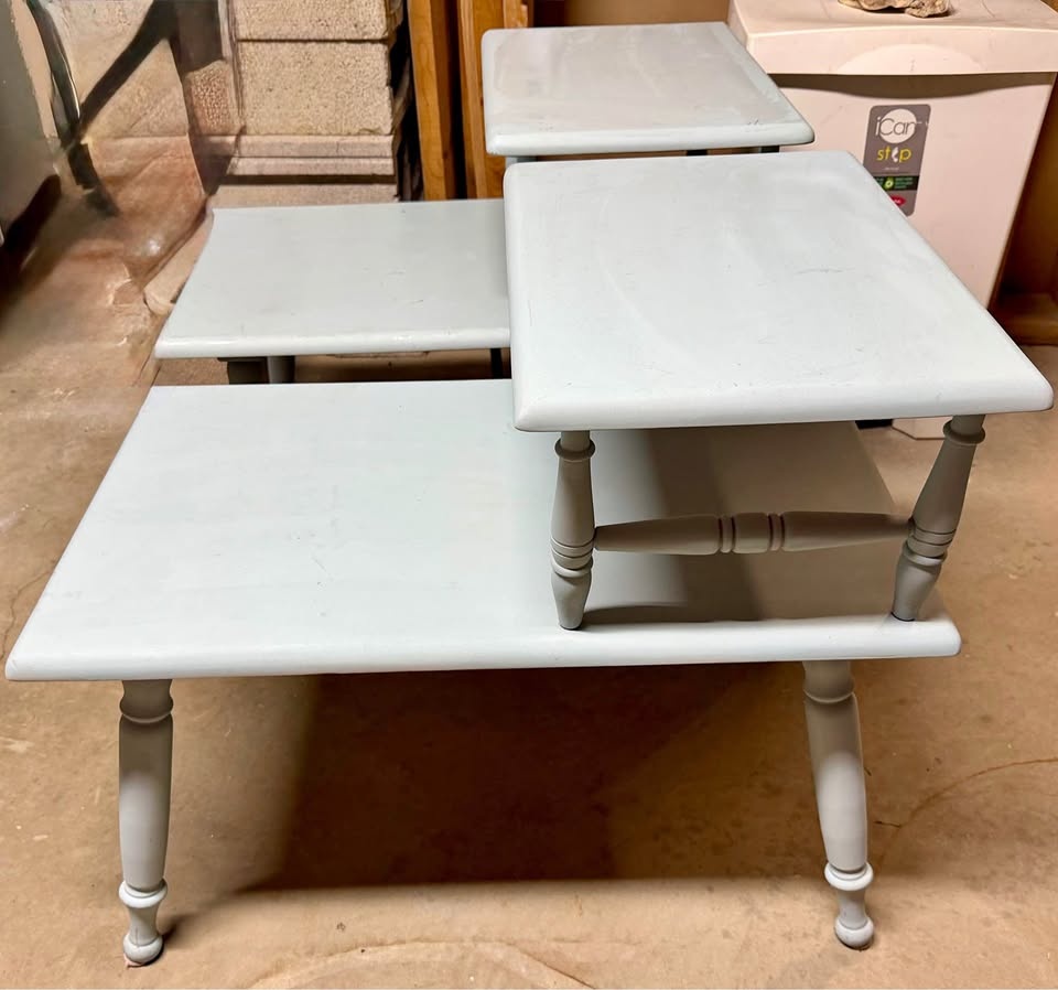 2 Matching Solid Wood End Tables