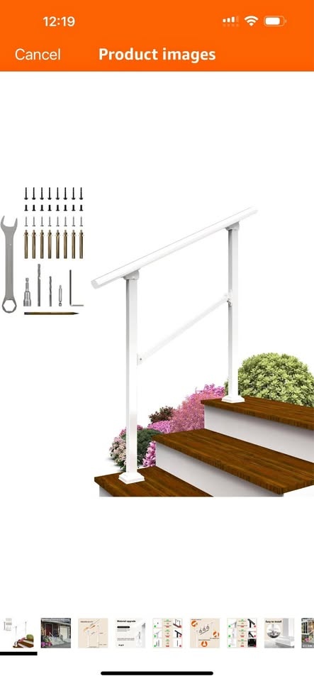 Outdoor handrail