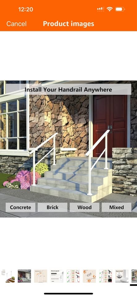 Outdoor handrail - photo 4