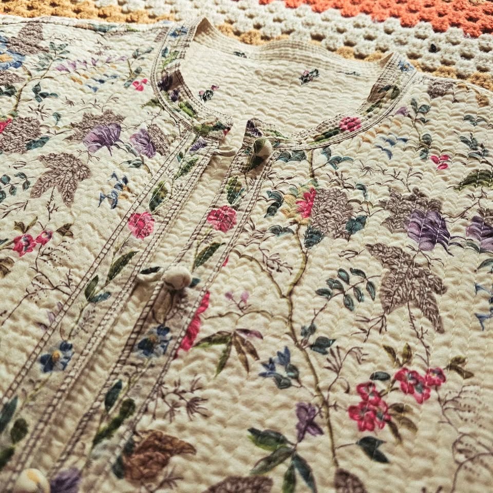 XL Reversible Quilted Floral Tang Jacket - photo 3