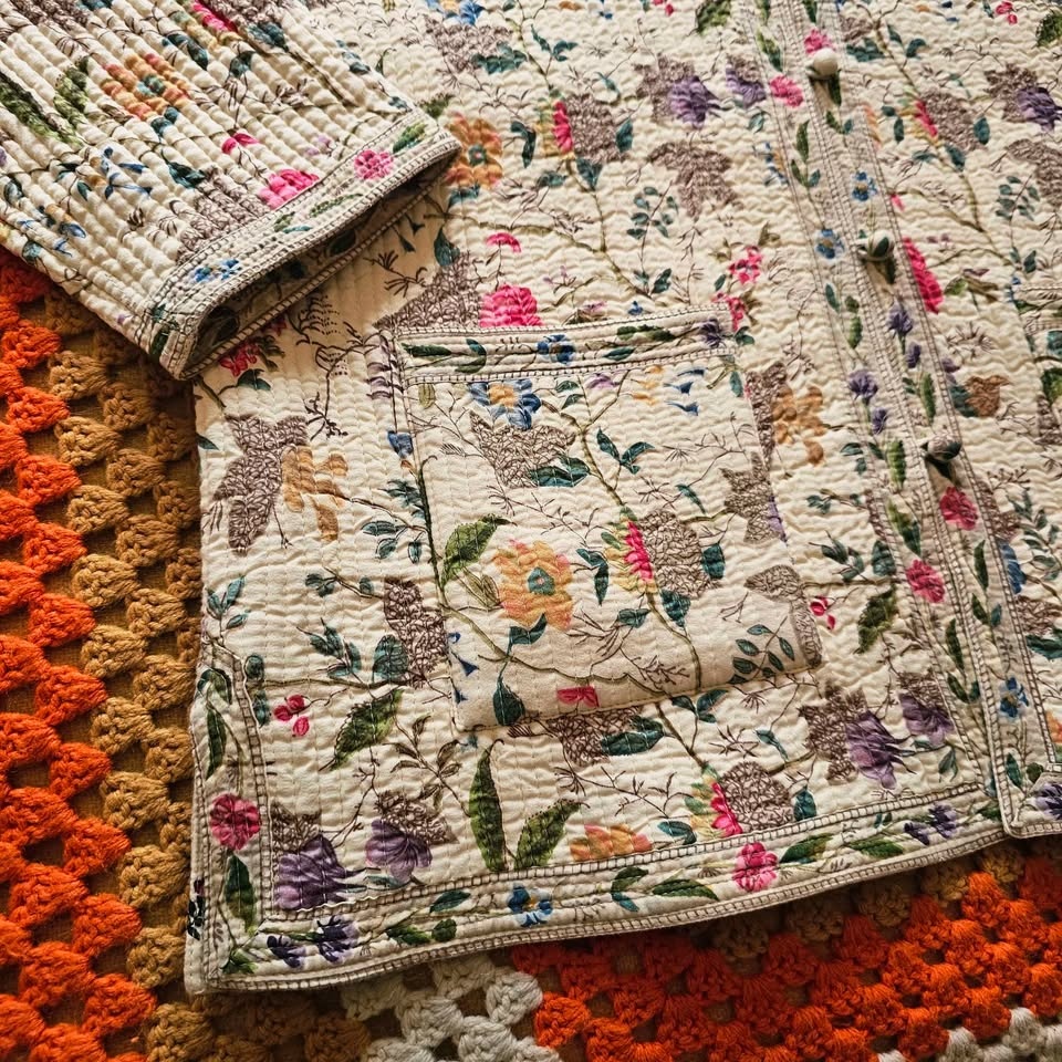 XL Reversible Quilted Floral Tang Jacket - photo 4